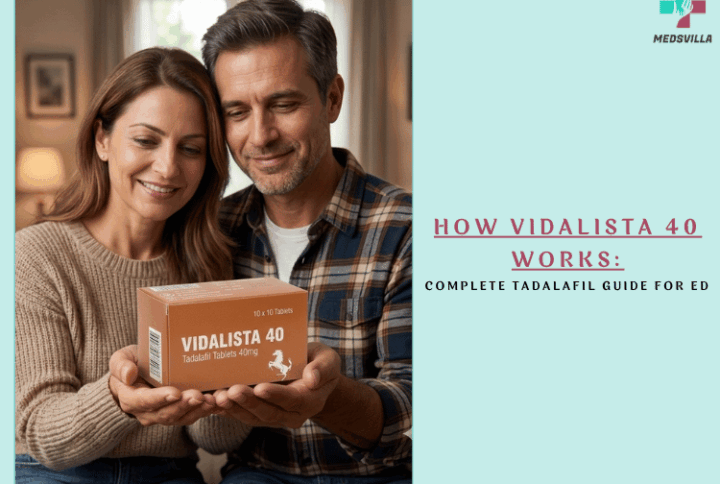 How Vidalista 40 Works: Complete Tadalafil Guide For ED