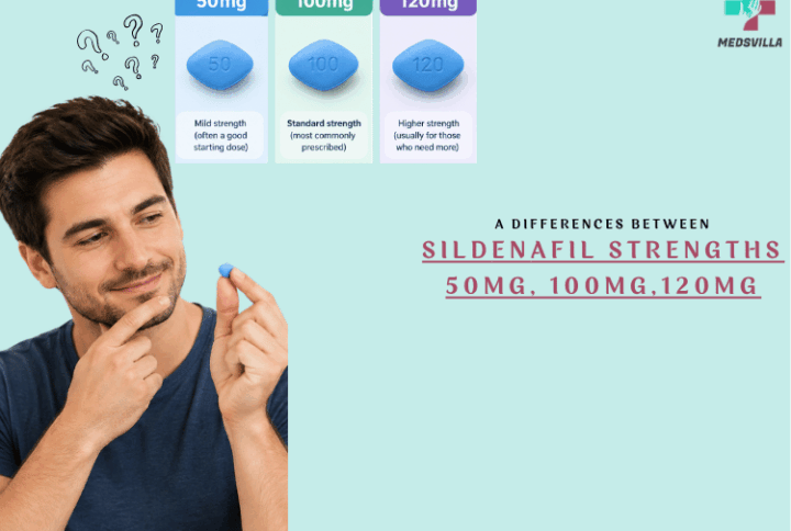 A Differences Between Sildenafil Strengths 50mg, 100mg,120mg